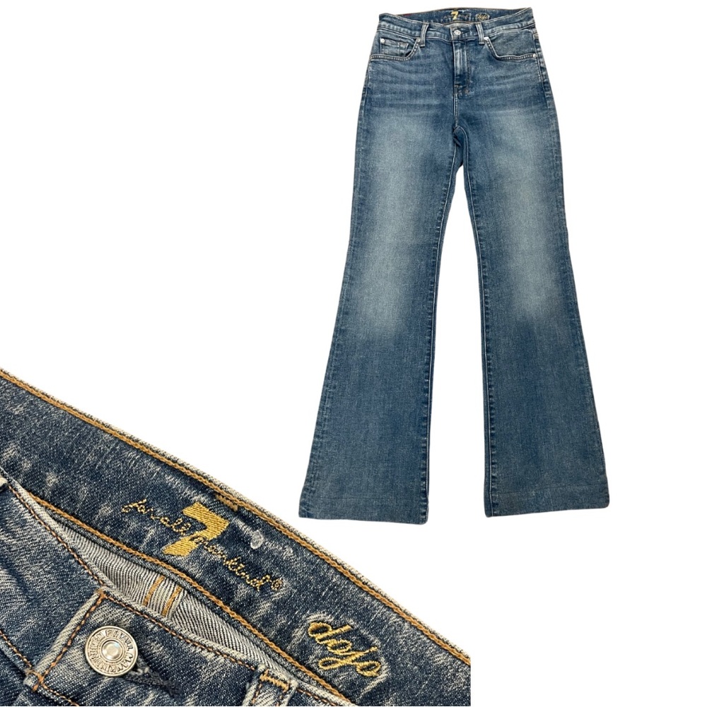7 For All Mankind DOJO jeans - Flare/Wide leg trouser fit Sz 28